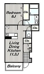 シャン・ド・フルール 1階/103.