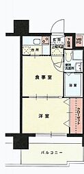 エステート・モア警固本通り 2Kの間取図画像
