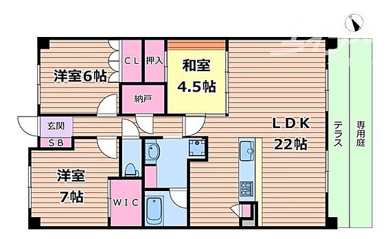 ミリカ・ヒルズ１街区Ｂ棟_間取り_0