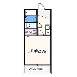 Y・M・Dチセ 1Kの間取図画像