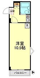 伊勢佐木町ダイカンプラザ 1Kの間取図画像