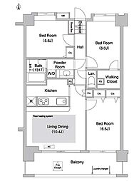コンフォリア下落合 3LDKの間取図画像