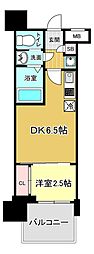 セレニテ中崎町リアン 1DKの間取図画像