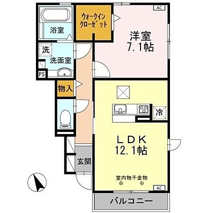 クレアA_間取り_0