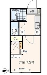 コンフォート豊玉 1Kの間取図画像