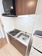 2口ガスコンロ完備