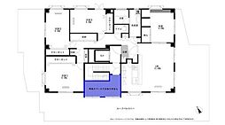 ドメス稲田堤ビル 4LDKの間取図画像