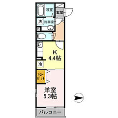 物件の間取り