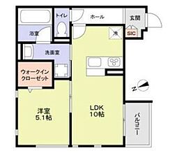 (仮称)さいたま市見沼区東大宮5丁目計画 1LDKの間取図画像