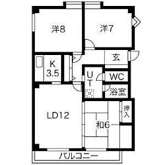 物件の間取り