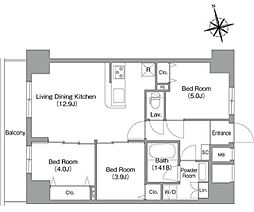 間取図画像 3LDK