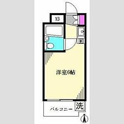 モナークマンション阿佐ヶ谷 ワンルームの間取図画像