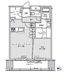 桜ヒルズ九段北 1LDKの間取図画像