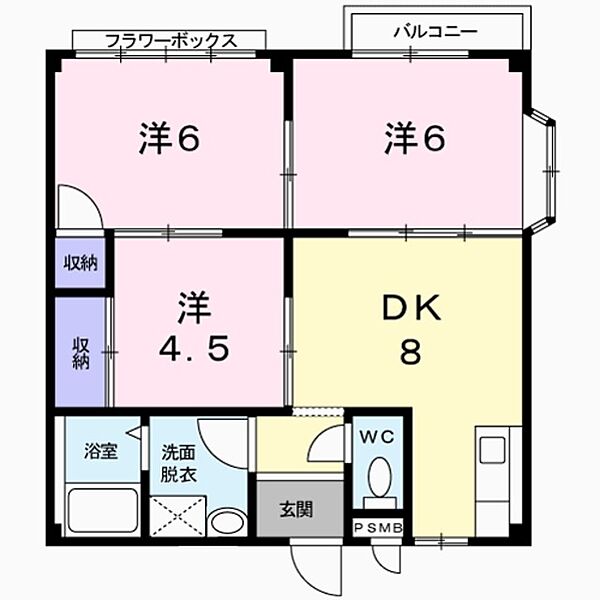 エルディムかわさき ｜大阪府岸和田市西之内町(賃貸アパート2DK・2階・39.70㎡)の写真 その2