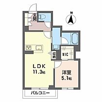 ｉ　ＧＲＡＮＤＥ 103 ｜ 福島県本宮市本宮字万世221-1（賃貸アパート1LDK・1階・42.20㎡） その2