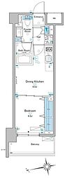 ルフォンプログレ赤羽 1DKの間取図画像