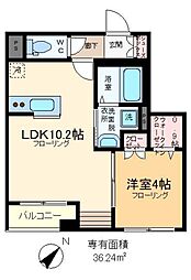 Latoria 1LDKの間取図画像