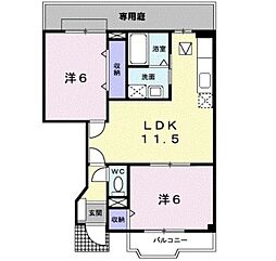 サン・ウエストII 1階/-