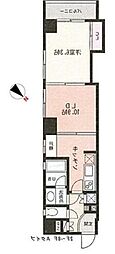 スクエアードコート日本橋人形町 1LDKの間取図画像