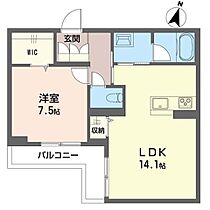 アミコート　ミヤオ 00302 ｜ 埼玉県さいたま市中央区本町東２丁目219-1他（賃貸マンション1LDK・3階・51.91㎡） その2