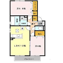 ファミール田井城 2階/-