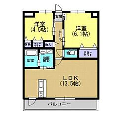 物件の間取り