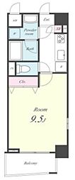 Sansei-K 1Kの間取図画像