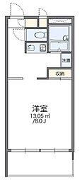 レオパレスカサグランデ 1Kの間取図画像