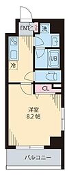 レコルトヴィル高円寺 1Kの間取図画像