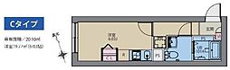CITY WALK永福町 ワンルームの間取図画像