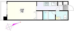 新江古田ST・ハウス 1Kの間取図画像