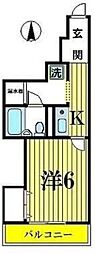 ルミネ浅草 1Kの間取図画像