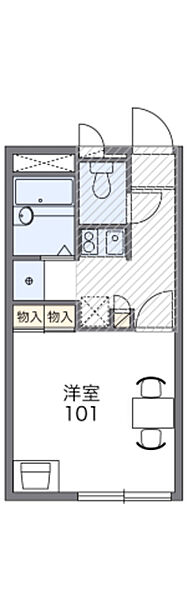 レオパレスＧＲＥＥＮ　ＶＩＥＷ(18922) 108｜神奈川県相模原市緑区町屋３丁目(賃貸アパート1K・1階・20.28㎡)の写真 その2