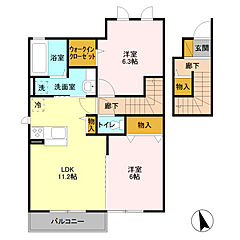 物件の間取り