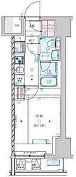 ジェノヴィア金町 3階1Kの間取り