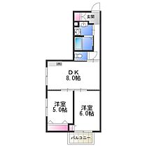 広瀬マンション  ｜ 大阪府大阪市住吉区山之内１丁目（賃貸マンション2LDK・3階・45.00㎡） その2