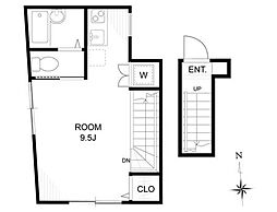 CALLAS STYLE TODOROKI 2階ワンルームの間取り