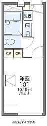 レオパレスグリーンパーク深谷 1Kの間取図画像