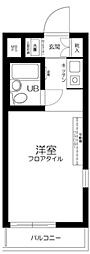 TOP二子玉川No.3 ワンルームの間取図画像