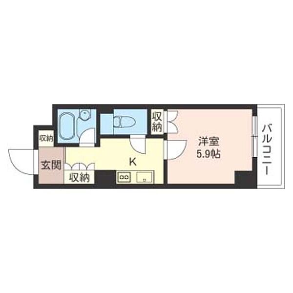 エスティメゾン川崎 00605｜神奈川県川崎市川崎区小川町(賃貸マンション1K・6階・24.06㎡)の写真 その2