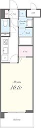 ClochetteNakamoto 1Kの間取図画像