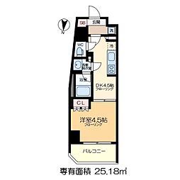 GRANPASEO清澄白河2 1DKの間取図画像