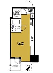 ライオンズマンション九段第2 ワンルームの間取図画像