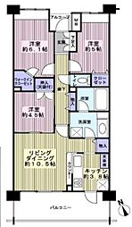 クレアシティ西船橋 3LDKの間取図画像