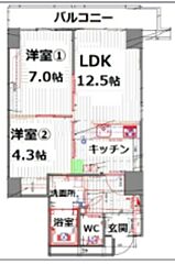 物件の間取り