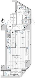 スプレスター上野根岸 1LDKの間取図画像