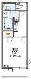 レオネクストStella 1Kの間取図画像