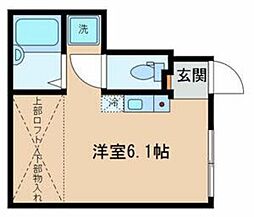 シャンブル大泉学園 ワンルームの間取図画像