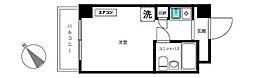 パピル吉祥寺 ワンルームの間取図画像