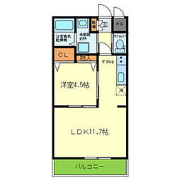 サンブルームネオ 1LDKの間取図画像